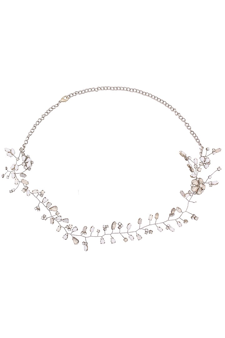Karleo presents Pegasus snow white crystal embellished headpiece available only at Pernia's Pop Up Shop.