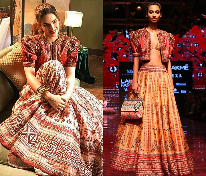Red Printed & Embroidered Crop Jacket by Rajdeep Ranawat at Pernia's Pop Up Shop