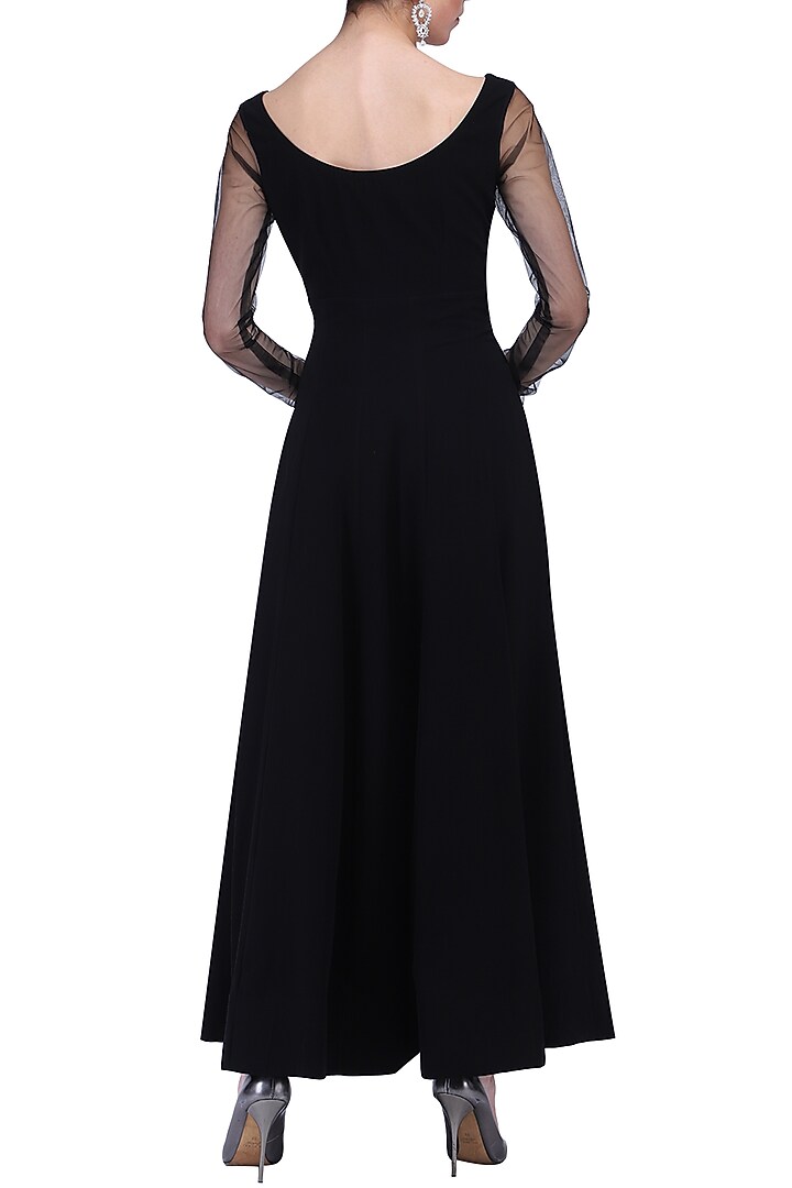 Black anarkali set available only at Pernia's Pop Up Shop.