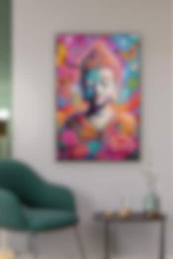 Multi-Colored Archival Paper Buddha Wall Art by Krutik at Pernia's Pop Up Shop