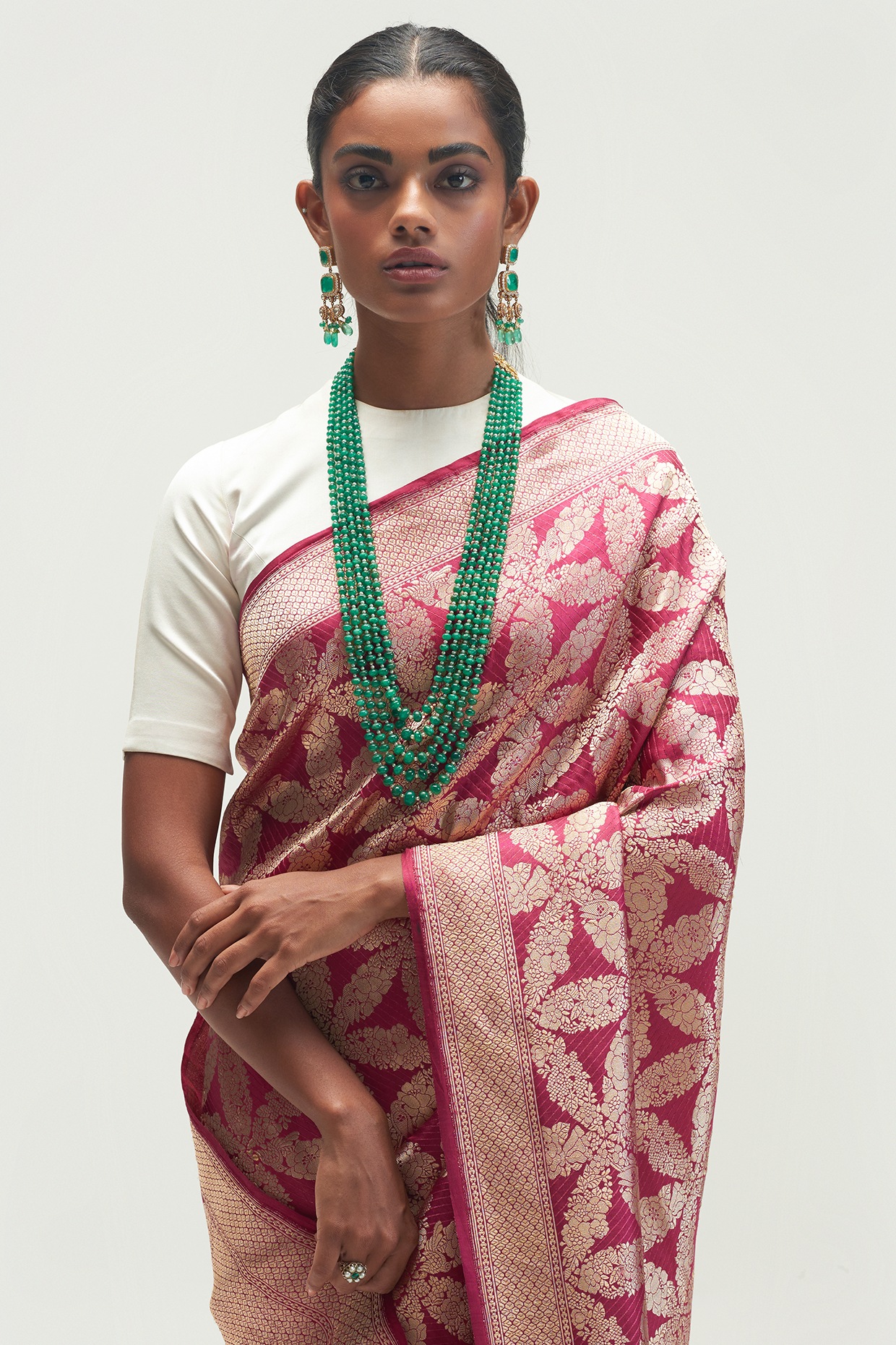 Handloom Moonga Mulberry Silk Saree in Indigo Colour with Digital Prints -  Digiloom