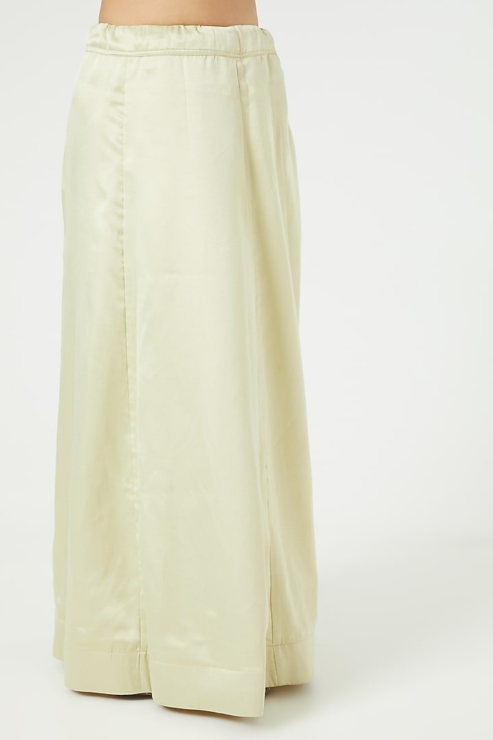 Light Green Embroidered Reception Saree Set by Rana'S by Kshitija at Pernia's Pop Up Shop
