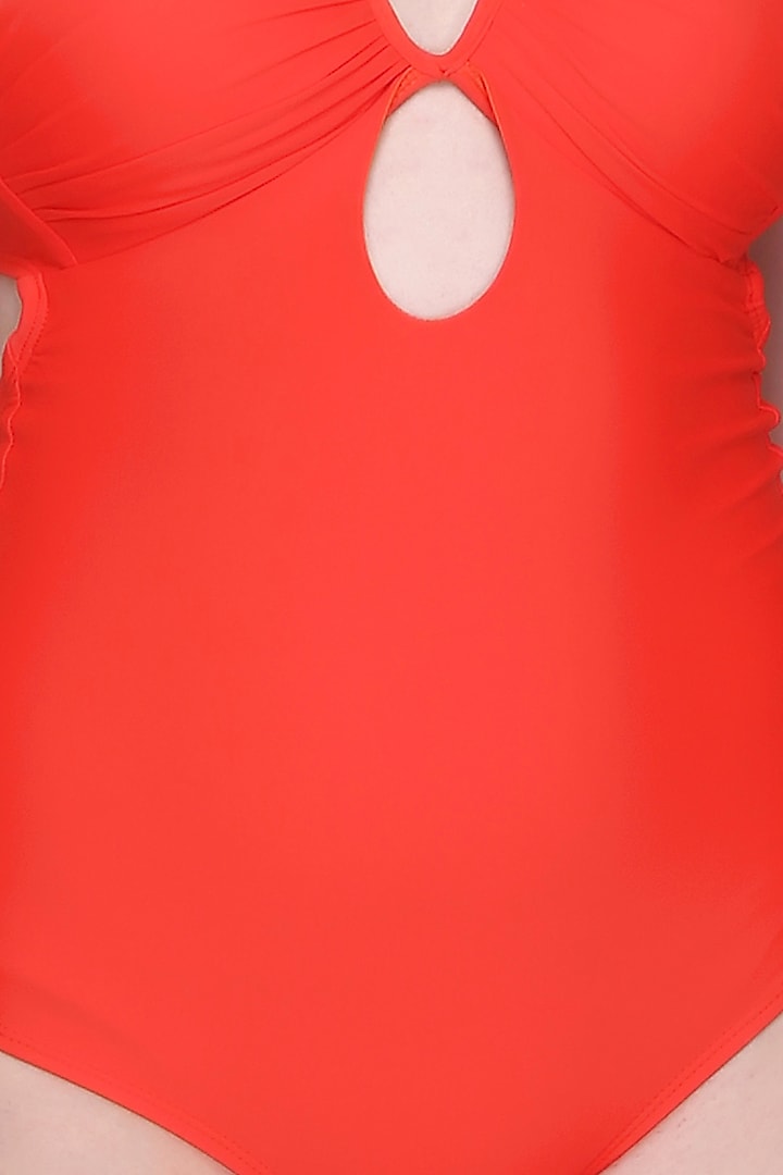 Orange One Piece Swimsuit by SALT SKIN at Pernia's Pop Up Shop