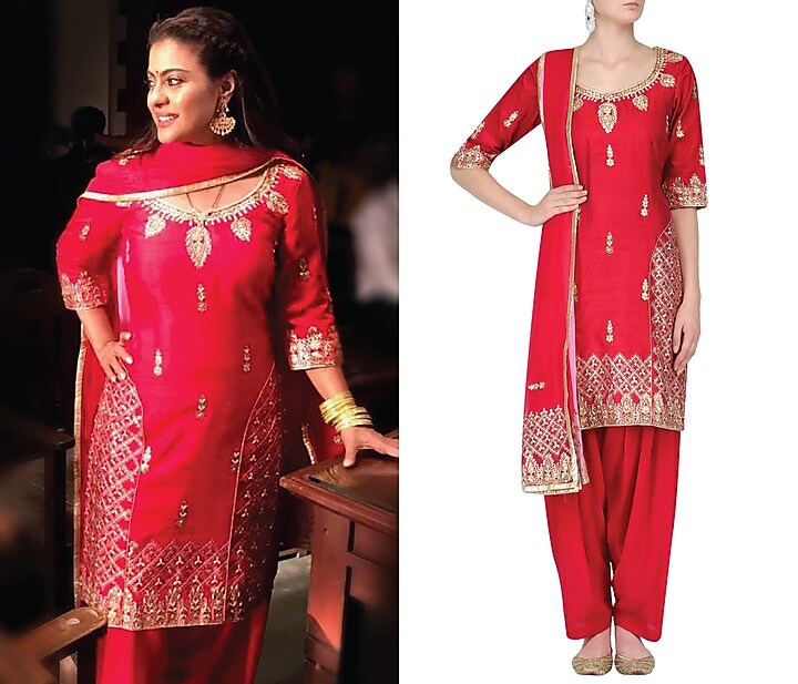 Firozi Blue gota patti and aari work kurta and salwar pants setavailable only at Pernia's Pop Up Shop.