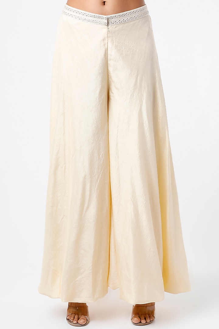 Mustard Beads Embroidered Tunic Set by Keith Gomes at Pernia's Pop Up Shop