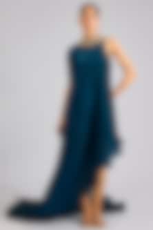 sachin and babi light blue dress Navy Blue Cocktail Dress