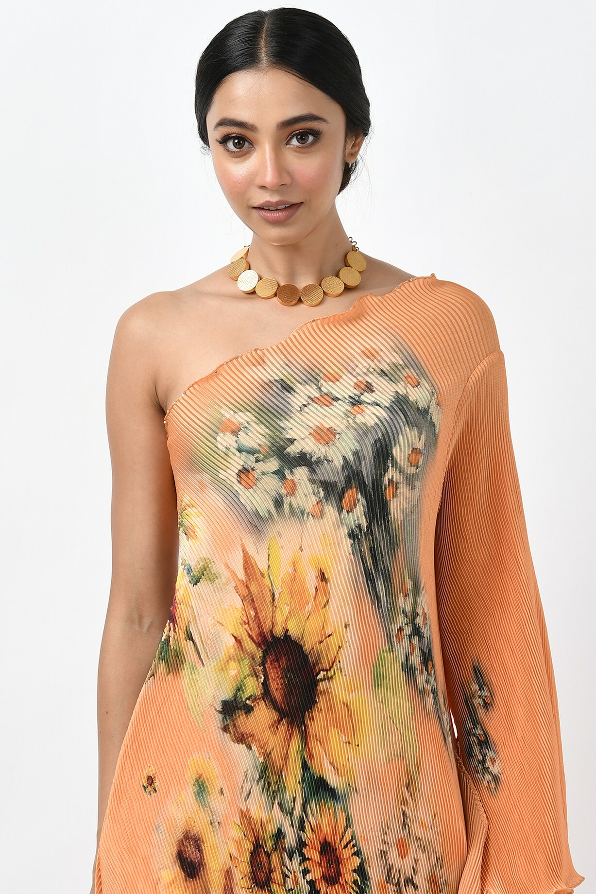 Mango Printed One-Shoulder Dress by Kiran Uttam Ghosh at Pernia's Pop Up  Shop 2026