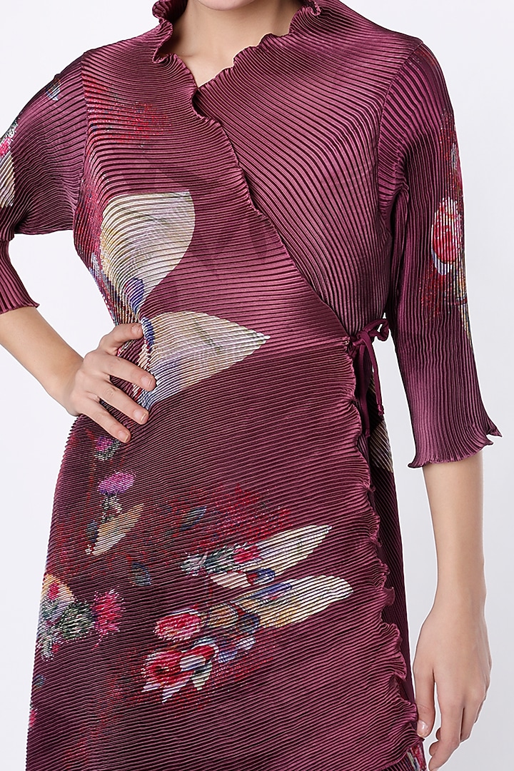 Blackberry Printed Wrap by Kiran Uttam Ghosh at Pernia's Pop Up Shop