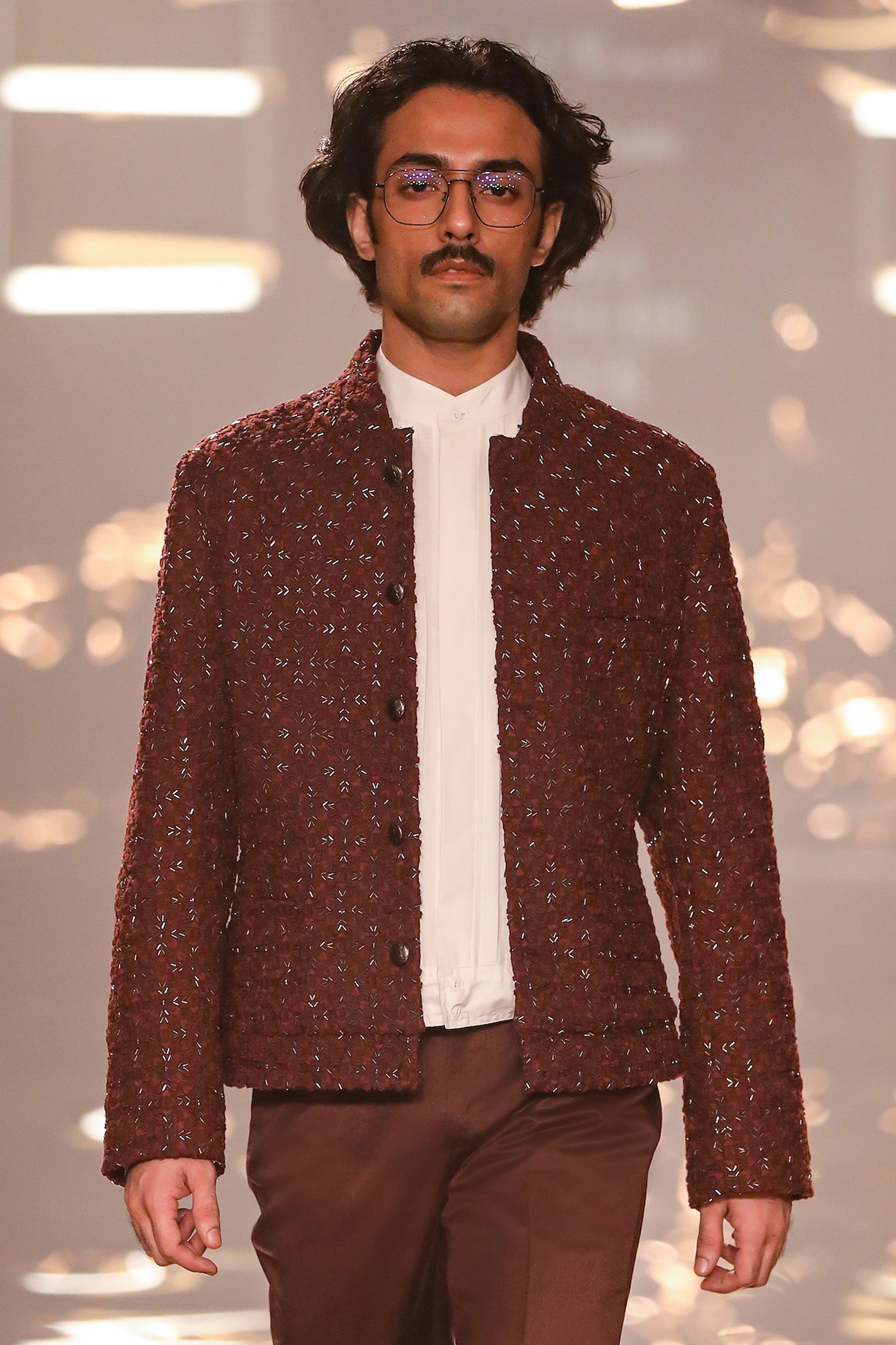 Wine Suiting Bandhgala by Kunal Rawal at Pernia's Pop Up Shop 2025