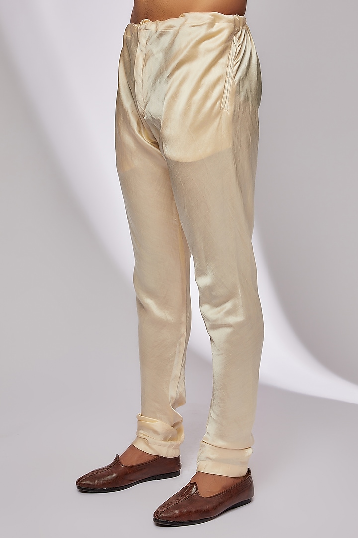 Blush Pink Suiting Embroidered Nehru Jacket Set by Kunal Rawal at Pernia's Pop Up Shop