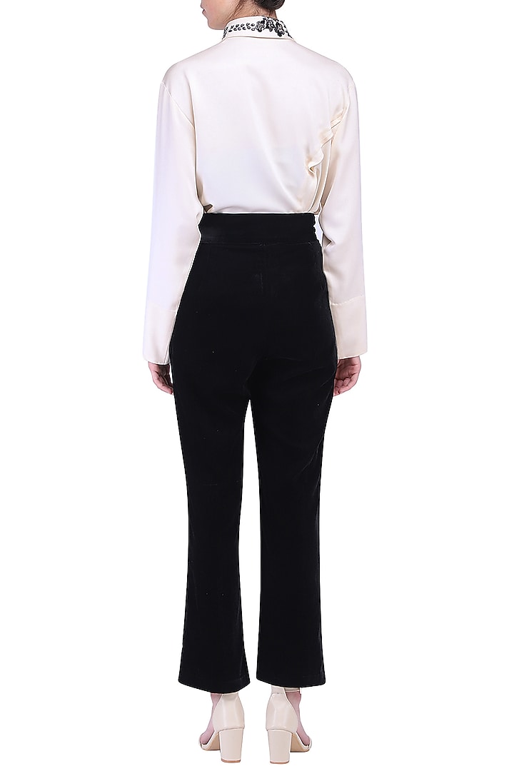 Black tie-up pants available only at Pernia's Pop Up Shop.