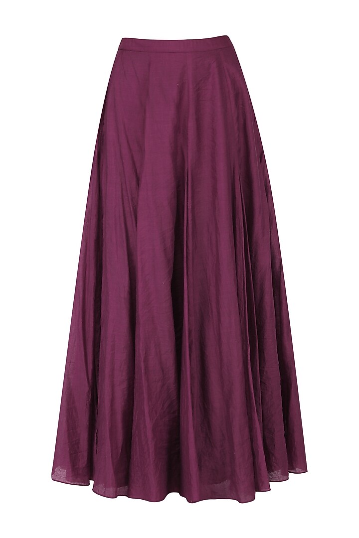 Dusty pink kurta with wine skirt set available only at Pernia's Pop Up Shop.