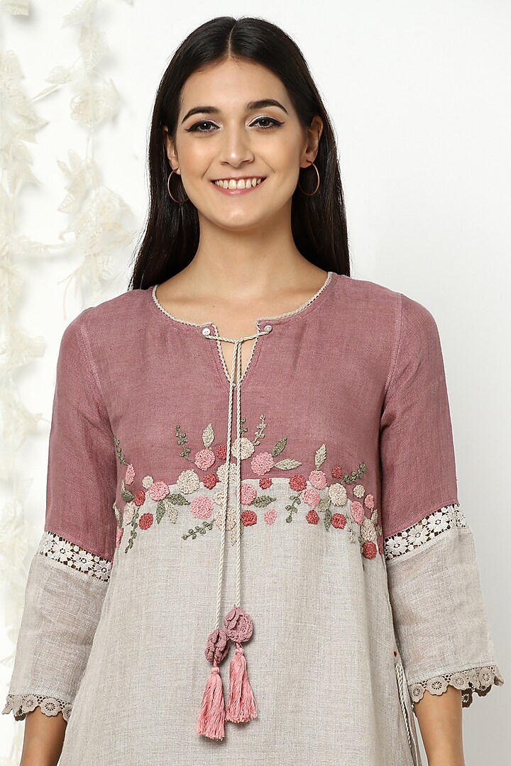 Bloom red flare Tunic set main image 1