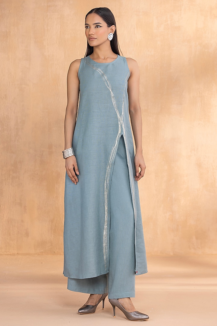 New Jade Linen Co-Ord Set by Kaveri at Pernia's Pop Up Shop