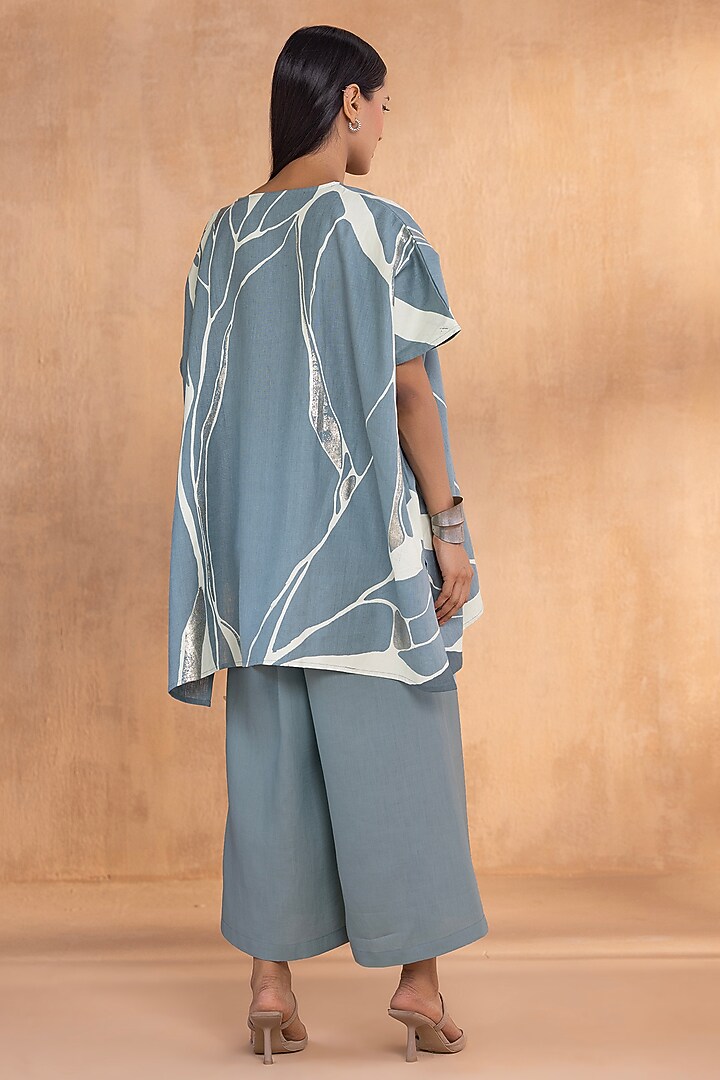 Jade Linen Printed Co-Ord Set by Kaveri at Pernia's Pop Up Shop