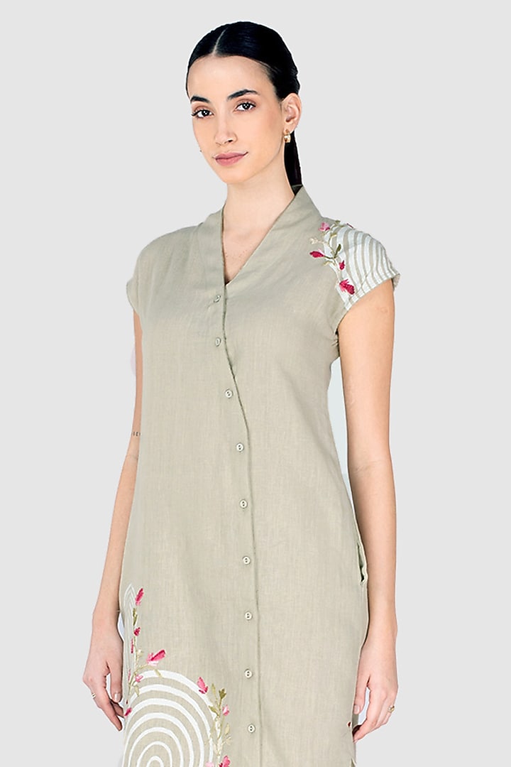 sachin and babi light blue dress Boho Babydoll Dress for Women's Summer Embroidered V Neck Short Sleeve  Flowy Shift Dress
