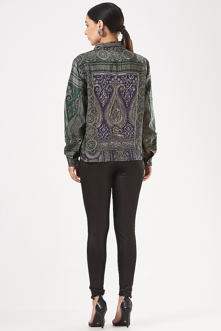 Multi-Colored Printed Jacket by Kartikeya at Pernia's Pop Up Shop