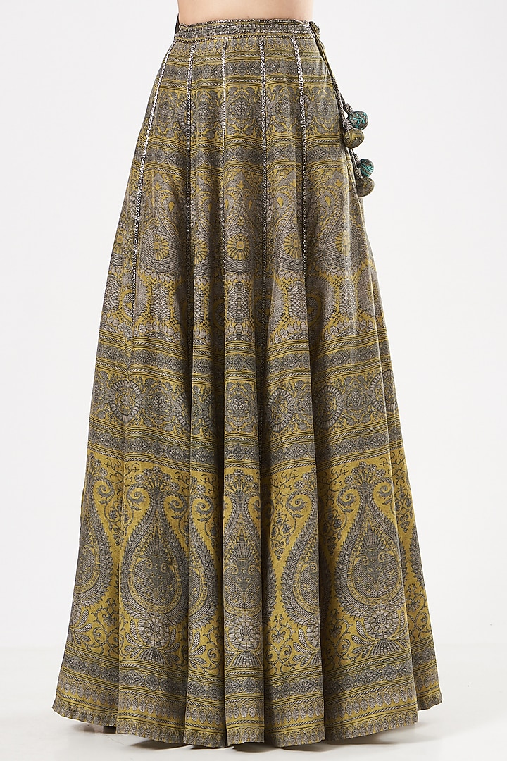 Multi-Colored Embroidered Wedding Lehenga Set by Kartikeya at Pernia's Pop Up Shop