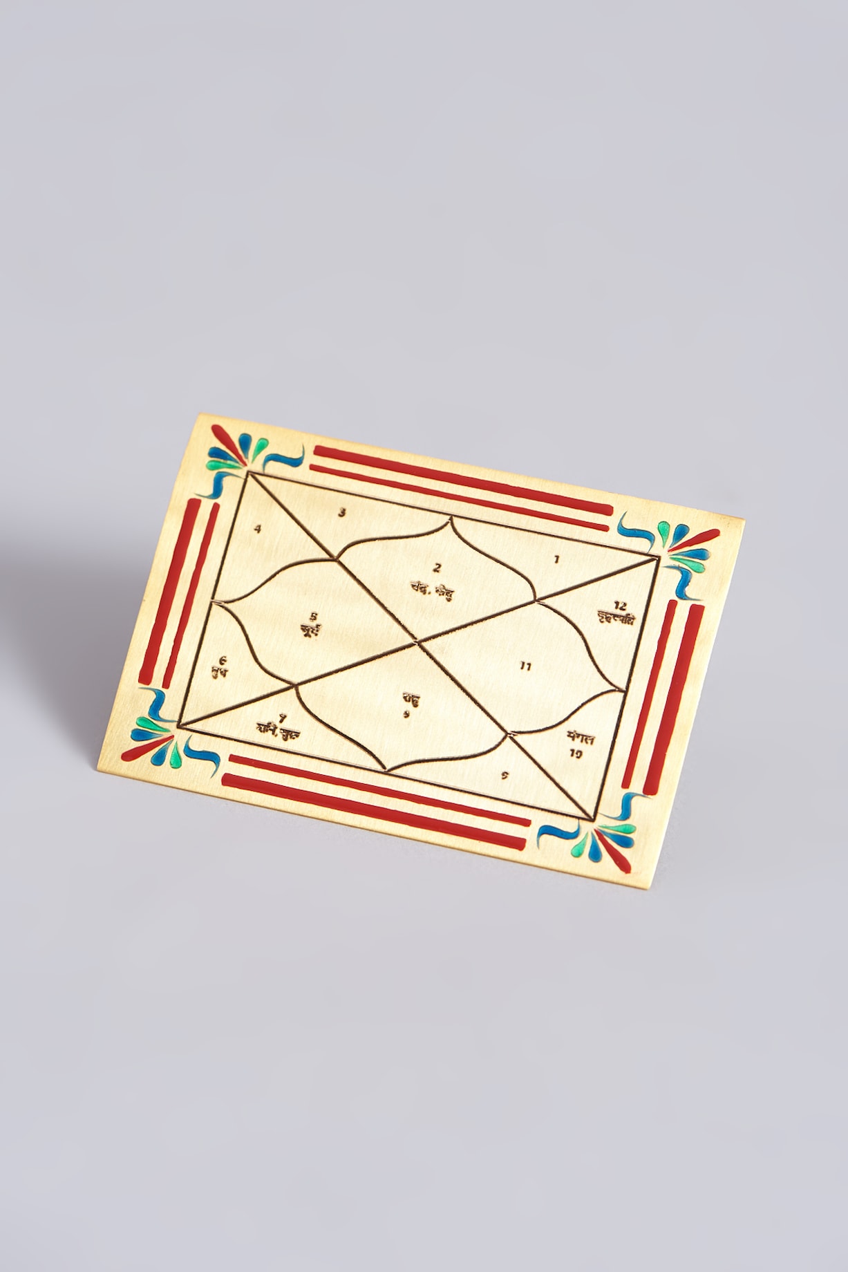 Gold Plated Lord Krishna Authentic Kundali by La Belle Vie (LBV