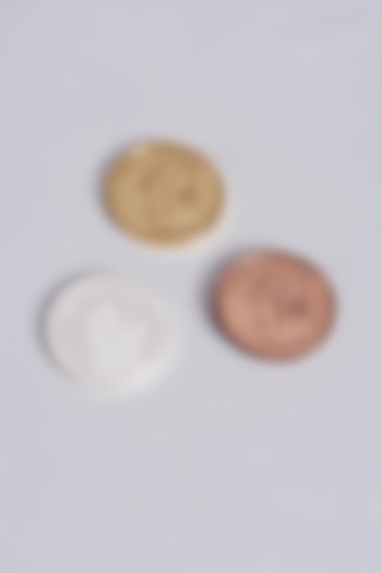 Silver, Copper & Panchdhatu Coins (Set of 3) by  La Belle Vie (LBV)