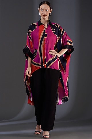 Multi-Colored Printed Shirt by Label Manasi