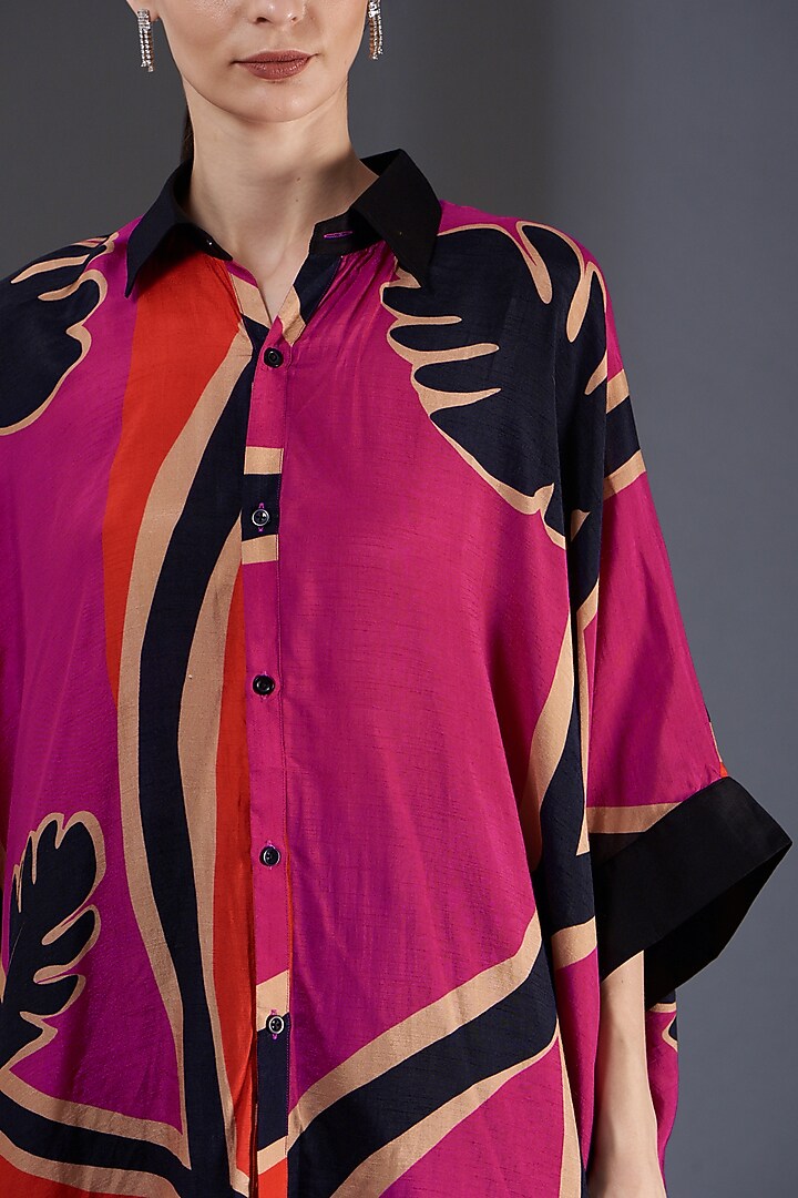 Multi-Colored Printed Shirt by Label Manasi at Pernia's Pop Up Shop