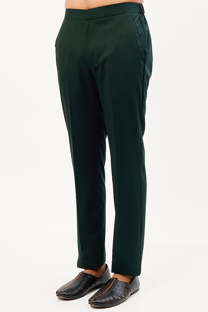 Green Suiting Long Jacket Set by LABEL CRESTELLI at Pernia's Pop Up Shop