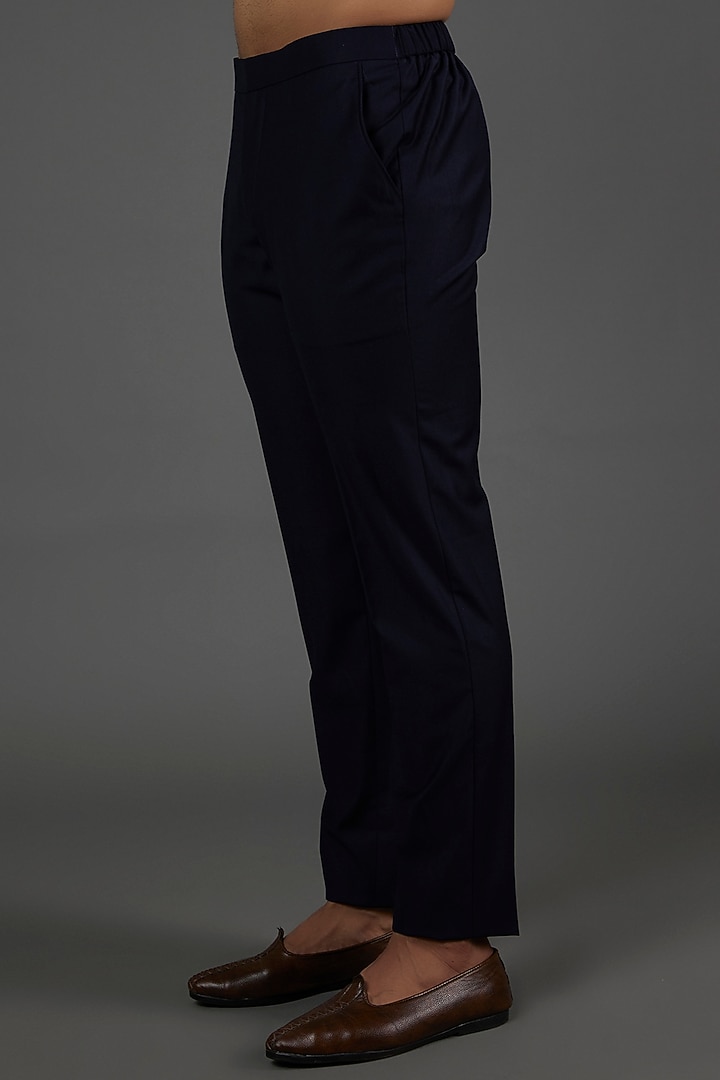 Purple Embroidered Bandhgala Jacket Set by LABEL CRESTELLI at Pernia's Pop Up Shop