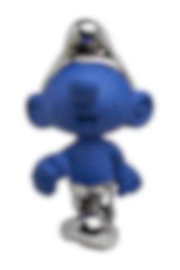 Blue Resin Handcrafted Smurf Figurine by La Dimora Selections