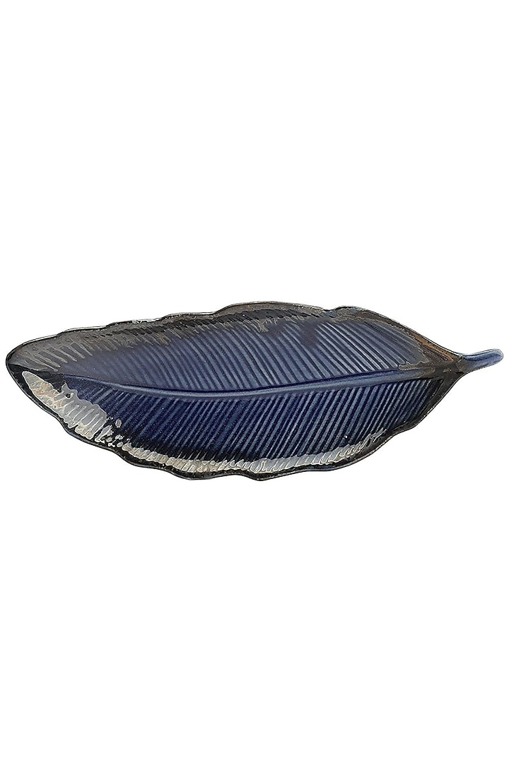 Blue Ceramic Handcrafted Platter Set by La Dimora Selections at Pernia's Pop Up Shop