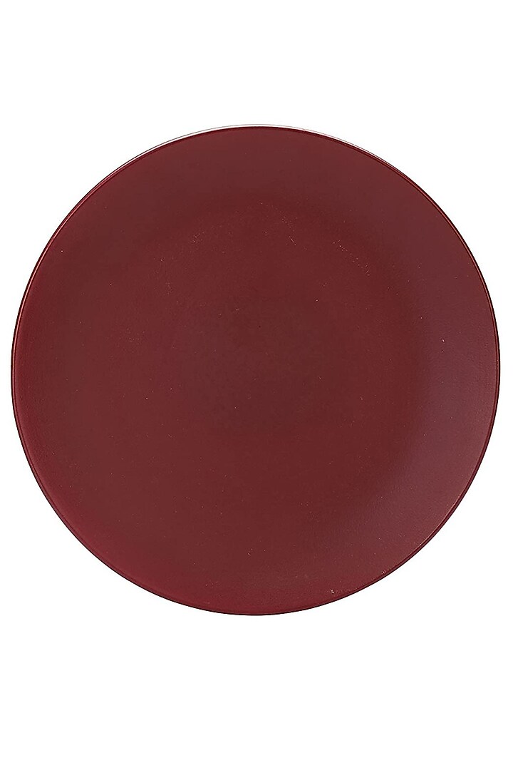 Matte Magenta Ceramic Handcrafted Dinner Plate Set by La Dimora Selections at Pernia's Pop Up Shop