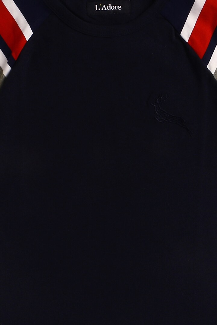 Black Pure Cotton T-Shirt by LADORE at Pernia's Pop Up Shop