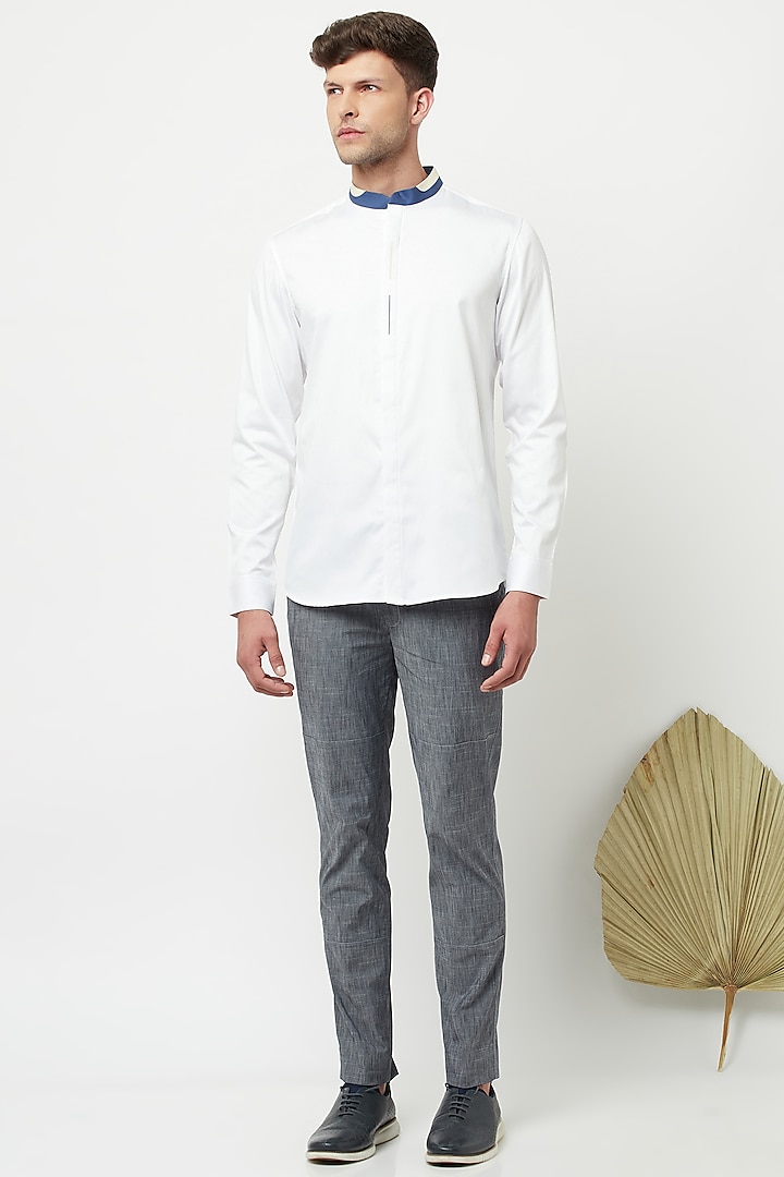 White Satin Shirt by Lacquer Embassy