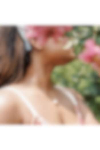 14kt Gold Finish Pearl Pendant Necklace by La marque M at Pernia's Pop Up Shop