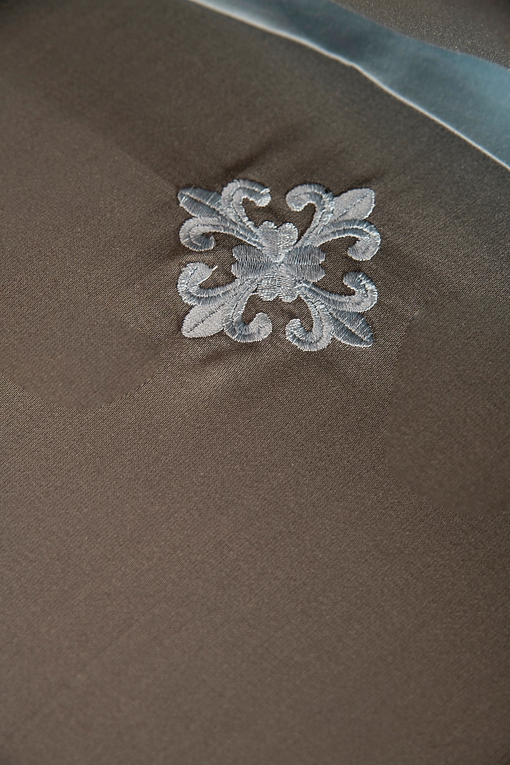 Grey & Blue Tencel Bedsheet Set by La Paloma at Pernia's Pop Up Shop