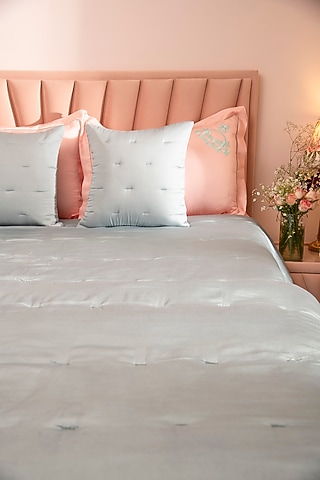 Blue Tencel Quilt Set by La Paloma