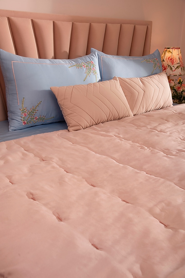 Light Pink Tencel Quilt Set by La Paloma at Pernia's Pop Up Shop
