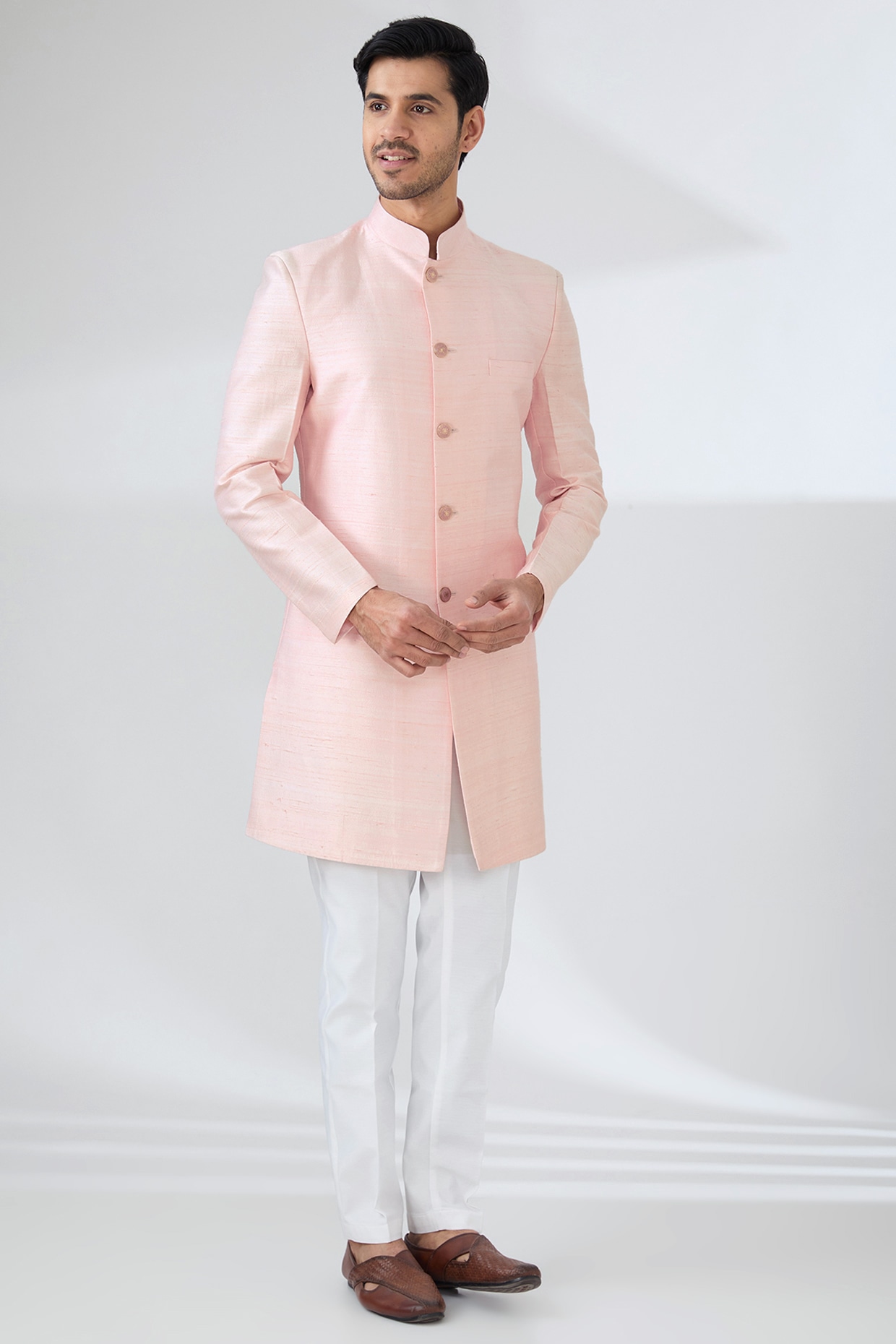 Our signature Cream Nehru Jacket, customise with deer printed pocket. Look  your royal best in choicest of garments from HOUSE OF JHAB. �... | Instagram