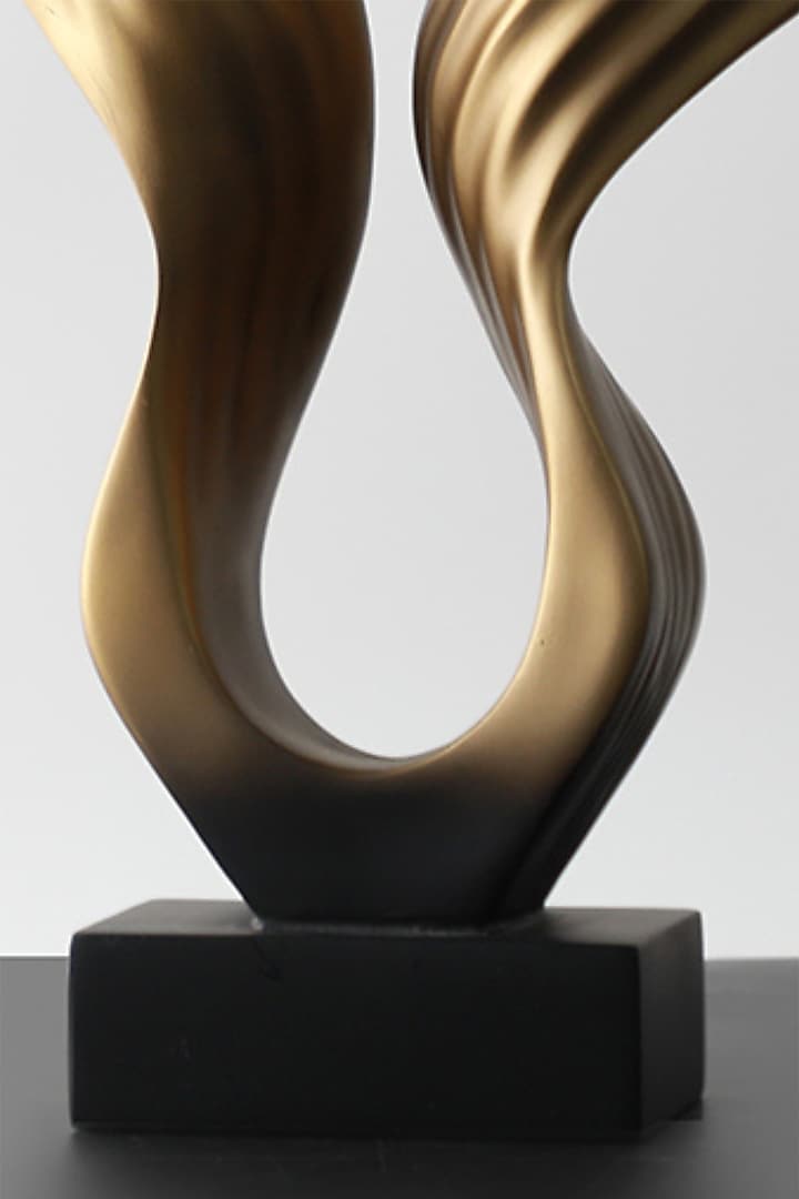 Golden Resin & Marble Wings Sculpture by La Dimora Selections at Pernia's Pop Up Shop
