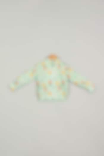 Multi-Colored Printed Bomber Jacket by LITTLE BRATS at Pernia's Pop Up Shop