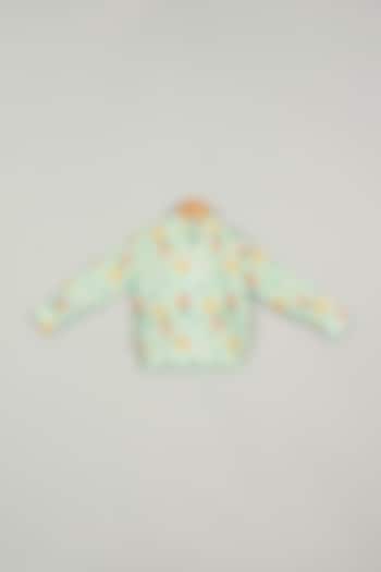 Multi-Colored Printed Bomber Jacket by LITTLE BRATS