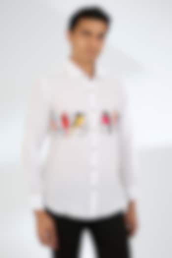 White Linen Shirt by Linen Bloom Men