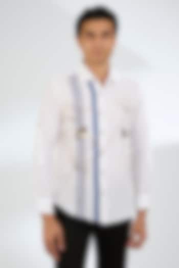 White Linen Shirt by Linen Bloom Men