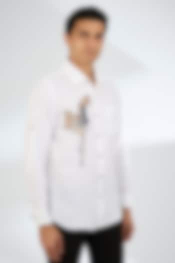 White Linen Shirt by Linen Bloom Men