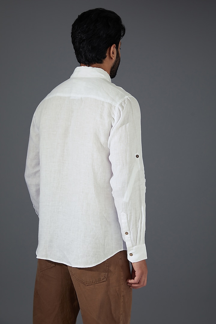 Pure Linen Shirt - White