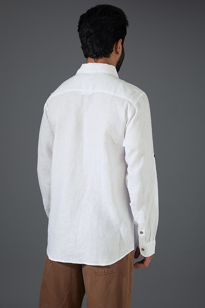 Pure Linen Shirt - White