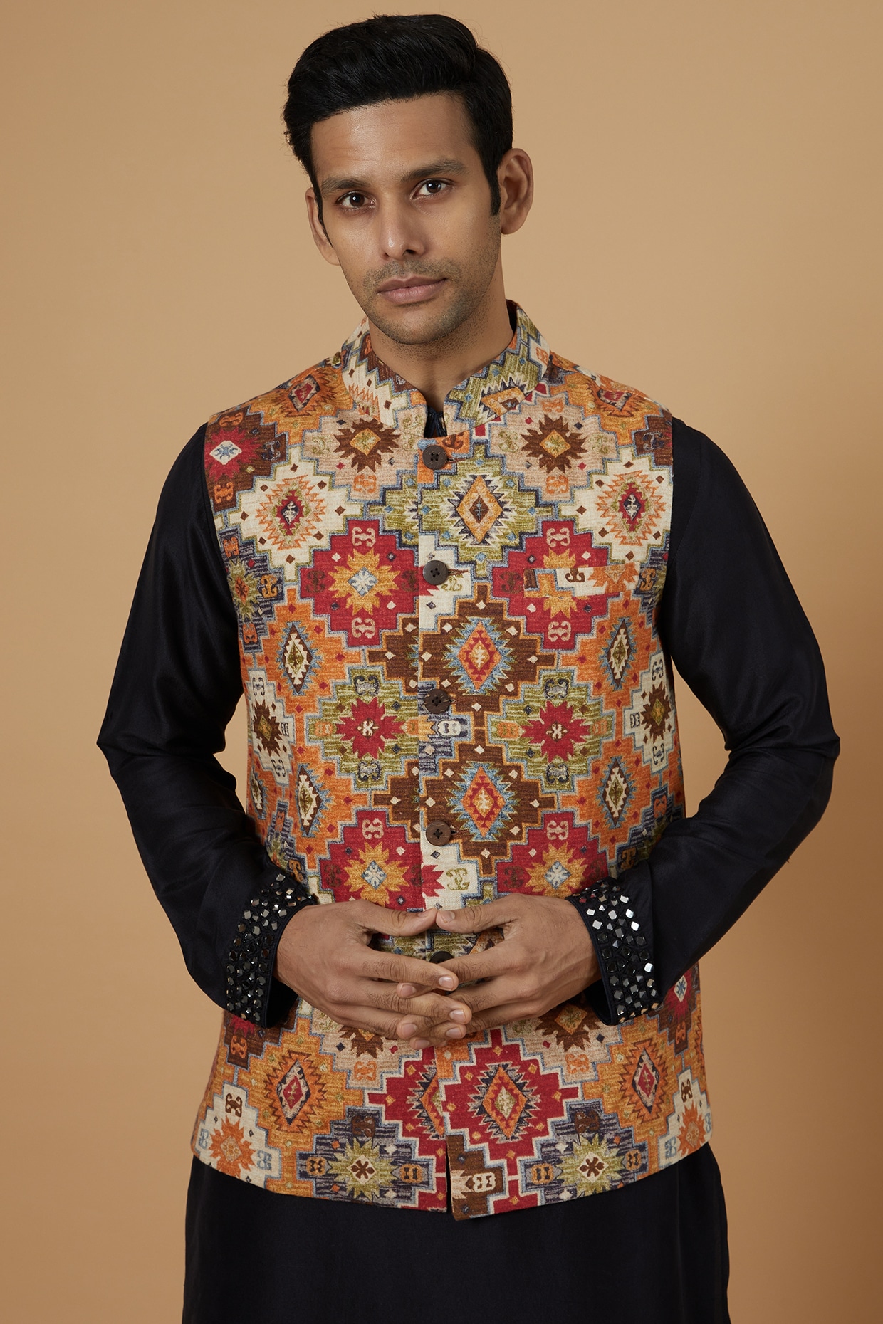 Printed waistcoat sales