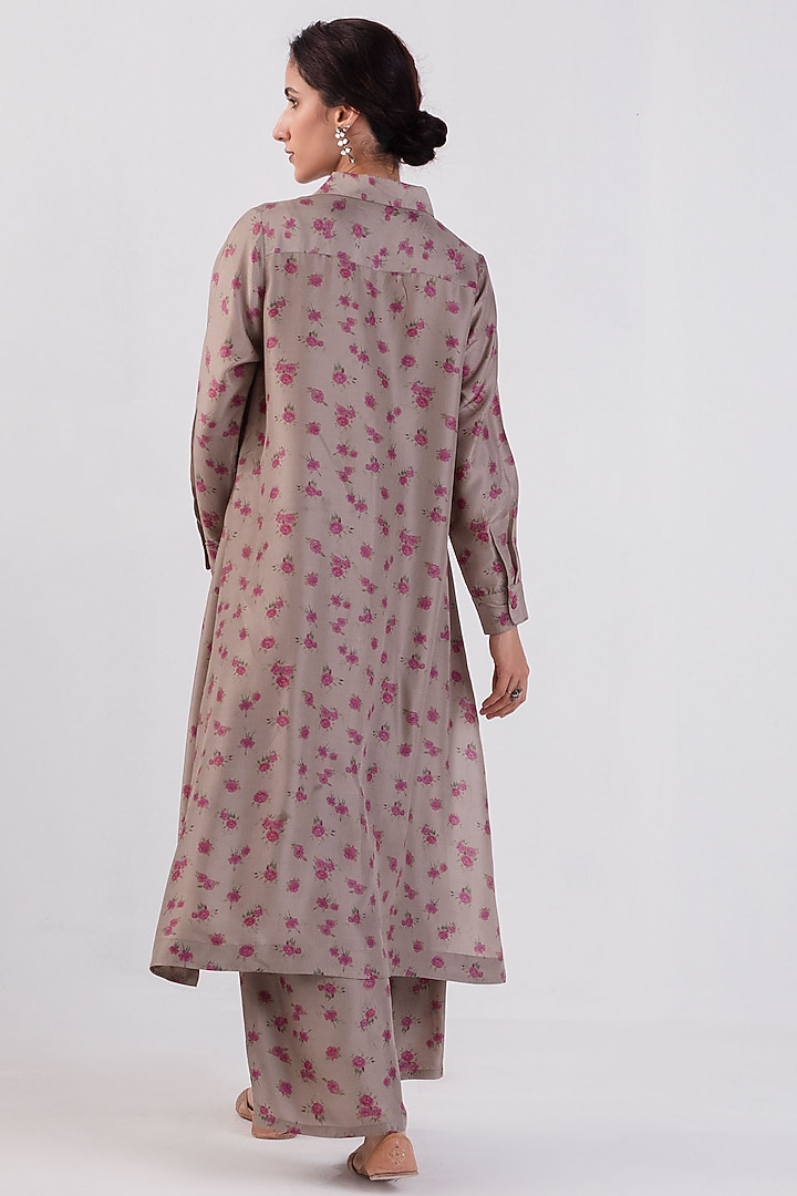 Brown Printed Co-Ord Set by Label Shreya Sharma at Pernia's Pop Up Shop