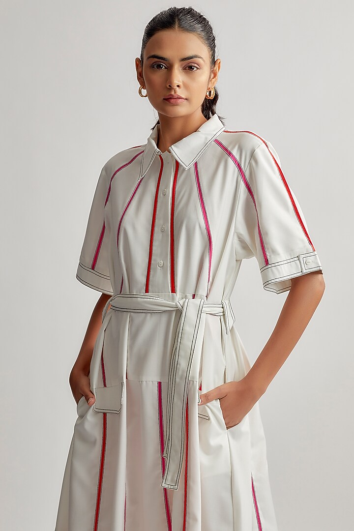 Ivory Terry Rayon Vacation Dress by Lovebirds at Pernia's Pop Up Shop
