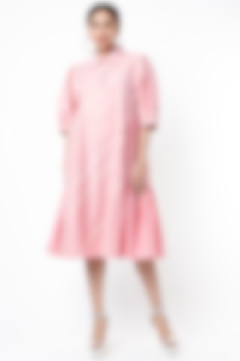 Blush Pink Poplin Vacation Dress by Lovebirds at Pernia's Pop Up Shop